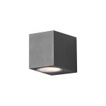 D'Lite Wall Light Vrebos Aluminium Black | IP54 - Suitable For 1x GU10