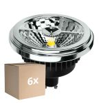 Multipack 6x Noxion Lucent LED Spot GU10 AR111 15W 850lm 40D - 927 Extra Warm White | Best Colour Rendering - Dimmable - Replaces 75W