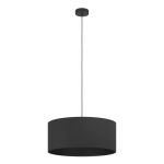 Eglo Pendant Maserlo 1 Steel Black | Suitable for E27