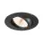 SLV New Tria 68 Spot Aluminium Black Round 8.3W 705lm 38D - 927 Extra Warm White | Cutout 68mm -  Best Colour Rendering - Dimmable 