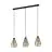 Eglo Pendant Adwickle Steel Black | IP20 - Suitable for 3x E27 