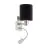 Eglo Wall Light Pasteri Steel Satin Nickel 40 | IP20 - Incl. Spot and Excl. 1x E27