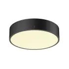 SLV Medo Pro 30 Wall and Ceiling Light Aluminium Black Round 10W 1250lm - 930-940 CCT | IP50 - Best Colour Rendering - Dimmable 