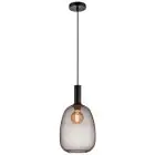 Nordlux Alton Pendant Glass Black | Suitable for E27