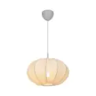 Nordlux Aeron 40 Pendant Textile White | Suitable for 1x E27