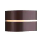 Nordlux Sibelis Wall Light Aluminium Brown | IP44 - Suitable for E27