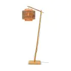 Good&Mojo Floor Lamp Bhutan Bamboo Black S | Suitable for 1x E27 