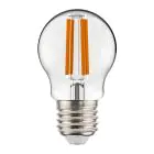 Noxion Lucent Lustre LED E27 Ball Filament Clear 4.5W 470lm - 827 Extra Warm White | Dimmable - Replaces 40W