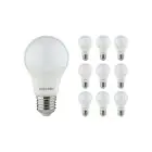 Multipack 10x Noxion Lucent Classic LED E27 Pear Frosted 8.5W 806lm - 827 Extra Warm White | Replaces 60W