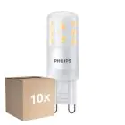 Multipack 10x Philips CorePro LED Capsule G9 Frosted 3.7W 470lm - 830 Warm White | Replaces 40W