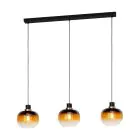 Eglo Pendant Oilella Steel Black Gold | IP20 - Suitable for 3x E27 
