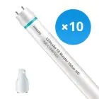 Multipack 10x Philips LED Tube T8 MASTER Value (EM/Mains) High Output 8W 1050lm - 865 Daylight | 60cm - Replaces 18W